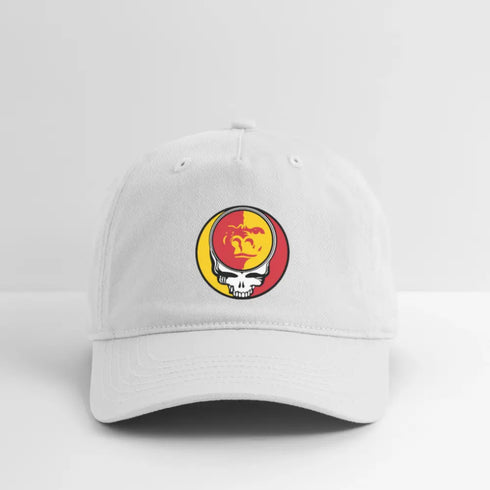 Pittsburg State Grateful Dead Stealie Dad Hat - white